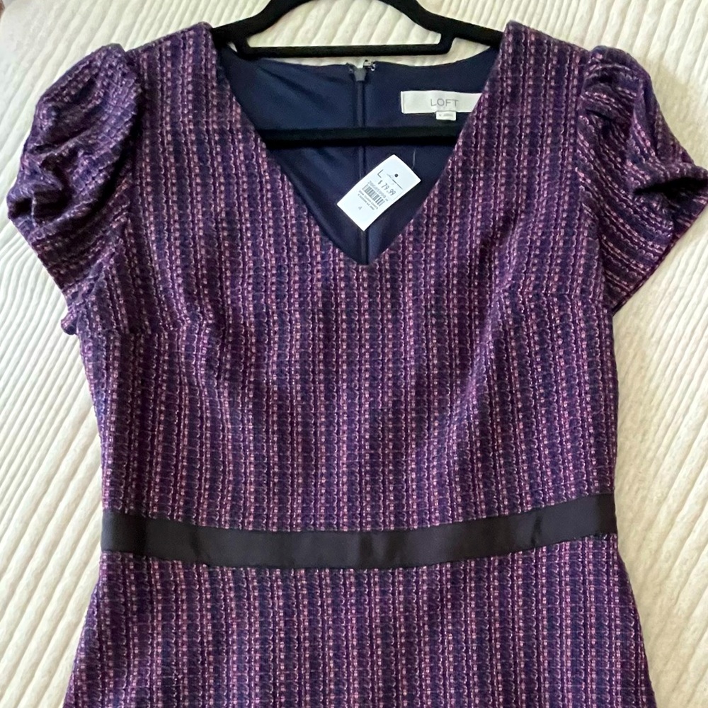 Loft Tweed Dress -Size 4